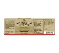 Solgar Magnesium Citrate Tablets 120 Units One Size