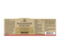 Solgar Magnesium Citrate Tablets 60 Units One Size Brown