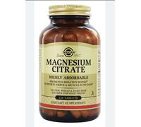 Solgar Magnesium Citrate Tablets, Pack of 120 Promotes Healthy Bones Long Expiry