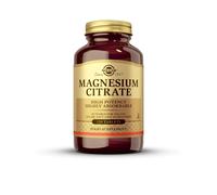 Solgar Magnesium Citrate Tablets, Supports The Nervous System, Energy Release, Reduces Tiredness and Fatigue, Vegan, Brown, 120 Count