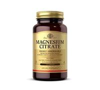 Solgar Magnesium Citrate Tablets, Supports the Nervous System, Energy Release, Reduces Tiredness and Fatigue, Vegan, Brown, 120 Count