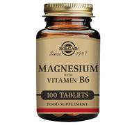 Solgar Magnesium with Vitamin B-6 Tablets - 100 tablets