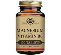 Solgar Magnesium with Vitamin B-6 Tablets - 100 tablets