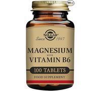 Solgar Magnesium with Vitamin B-6 Tablets - 100 tablets