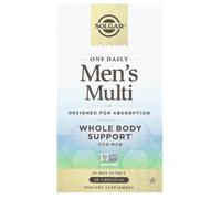 Solgar Male Multivitamin Daily Wellness Energy & Immunity Support for Men - 60 Tablets