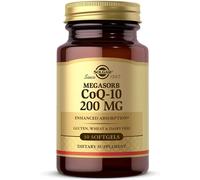 Solgar Megasorb CoQ10 200 mg 30 Softgels Supports Heart Brain Function Coenzyme Q10 Supplement Enhanced Absorption G