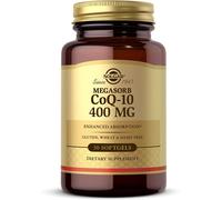 Solgar Megasorb CoQ10 400 mg 30 Softgels Supports Heart Brain Function Coenzyme Q10 Supplement Enhanced Absorption G