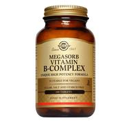 Solgar Megasorb Vitamin B Complex 100 Vegan Tablets Unique High Potency Formula