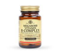Solgar Megasorb Vitamin B Complex 50 Vegan Tablets Unique High Potency Formula