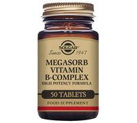Solgar Megasorb Vitamin B-Complex High Potency Tablets x 50 in Beige Solgar Beige