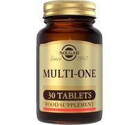Solgar Multivitamin Tablets Multi-One - One-a-Day, 30 Tablets, B12, D2 & Pantothenic, Vegan