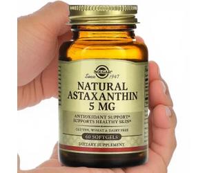 Solgar, Natural Astaxanthin, 5 mg, 60 Softgels
