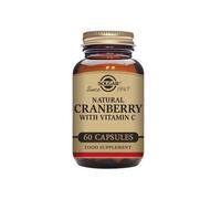 Solgar Natural Cranberry with Vitamin C Vegetable Capsules, 60