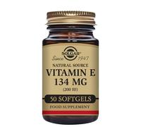 Solgar Natural Source Vitamin E 134mg (200 IU) Vegetable Softgels x 50