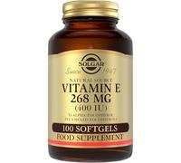 Solgar Softgels Natural Source Vitamin E 268 mg (400 IU) - Immune Support, Gluten Free, Pack of 100