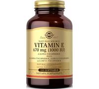 Solgar Vitamin E 671 mg (1000 IU) D-Alpha Tocopherol - Mixed Softgels 100