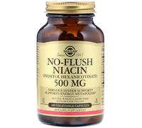 Solgar, No-Flush Niacin, 500 mg, 100 Vegetable Capsules