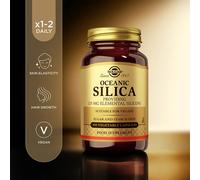 Solgar Oceanic Silica 25mg Elemental Silicon 50 Vegetable Capsules