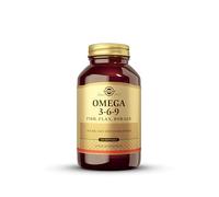 Solgar Omega 3-6-9 Softgels - Pack of 120 - Blend of Premium Fish, Flax and Borage Oils - Specially formulated Ratio - Molecularly Distilled to Remove Mercury, PCBs and Heavy Metal contaminants
