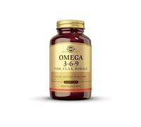 Solgar Omega 3-6-9 Softgels - Pack of 60 - Blend of Premium Fish, Flax and Borage Oils - Specially formulated Ratio - Molecularly Distilled to Remove Mercury, PCBs and Heavy Metal contaminants
