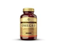 Solgar Omega-3 Double Strength Softgels - 60 count (Pack of 1) - For a Healthy Heart, Brain and Vision - Good Fats to Nourish the Whole Body - Gluten Free