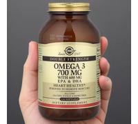Solgar, Omega-3, EPA & DHA, Double Strength, 120 Softgels