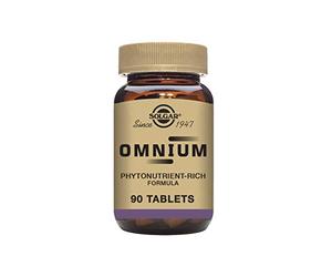 Solgar Omnium Tablets - Food Supplement, Pack of 90 Tablets - 47 Active Ingredients - with N-Acetyl-L-Cysteine, Vitamin A and Flavonoids - Vegan
