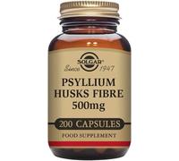 Solgar - Psyllium Husks Fibre 500mg 200 Vegetable Capsules. EXP:03/2028. NEW