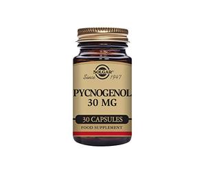 Solgar Pycnogenol 30 mg Vegetable Capsules - Pack of 30 - Improves Vitamin C Absorption - Vegan, Gluten Free and Kosher