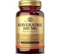 Solgar Resveratrol 100 mg Vegetable Capsules - Pack of 60 - Heart Health Friendly - For Daily Wellbeing - Gluten, Vegan, Dairy Free