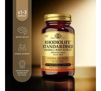 Solgar Rhodiola Root Extract Rhodiolife Standardised 60 Vegetable Capsules