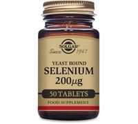 Solgar - Minerals Yeast Bound Selenium 200µg Tablets x 50 for Men and Women