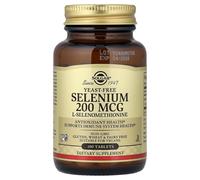 Solgar Selenium, Yeast-Free, Immune System, 100mcg - 200mcg, 100 - 250 Tablets