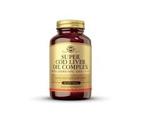 Solgar Super Cod Liver Oil Complex Softgels - Pack of 60 - Essential Fatty Acids, Vitamin A & D - Brain, Vision and Heart Health Support