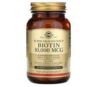 Solgar, Super High Potency Biotin, 10,000 mcg, 120 Vegetable Capsules