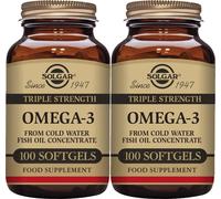 Solgar Triple Strength Omega-3 100 Softgels X 2