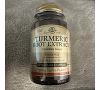 Solgar Turmeric Root Extract 60 Vegetable Capsules 2027 (curcuma Longa) Sealed