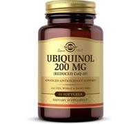 Solgar Ubiquinol 200 mg Reduced CoQ10 30 Softgels Promotes Heart Brain Function Supports Healthy Aging Coenzyme Q10