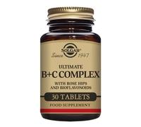 Solgar Tablets Ultimate B+C Complex High Potency 30 Tablets