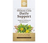 Ultimate Calm Daily Support - Pack of 30 - with B-Complex and Rhodiola Extract - Supports Psychological Wellbeing and Energy Production - Vegan