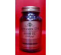 Solgar Vitamin D3 (Cholecalciferol) 4000iu - 120 Vegicaps