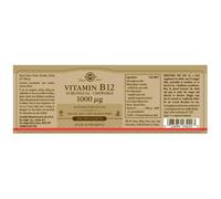Solgar Vit B12 1000mcgr 100 Units One Size Brown
