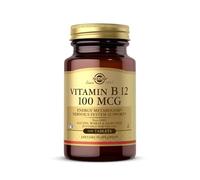 Solgar Vitamin 100 µg B12 Tablets - Pack of 100 - Easy to take form - For healthy nervous system, heart and mind - Red Blood Cell Formation - Vegan