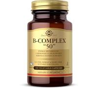Solgar Vitamin B-Complex 50 High Potency - Supports Mental Performance - Reduces Tiredness & Fatigue - Vegan - 100 Vegetable Capsules