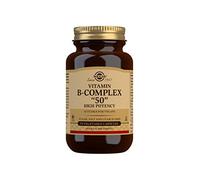 Solgar Vitamin B-Complex ''50'' Vegetable Capsules - Pack of 50 - High Potency Daily Capsule - Supports Mental Performance, Reduces Fatigue - For Busy and Active Lifestyles - With Thiamine, Riboflavin, Folic Acid - Vegan