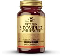 Solgar Vitamin B-Complex with Vitamin C Tablets - Pack of 100 - High Strength B-