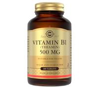Solgar Vitamin B1 (Thiamin) 500 mg - Energy Metabolism & Nervous Support - Vegan - 100 Tablets