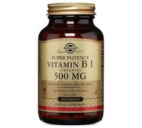 Solgar Vitamin B1 (Thiamin) 500 mg - Energy Metabolism & Nervous Support - Vegan - 100 Tablets