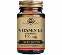 Solgar Vitamin B1 (Thiamin) 500 mg Tablets - Pack of 100