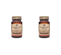 Solgar Vitamin B12 500 µg Vegetable Capsules - Pack of 100 - Easy to take Form - Support for Your Nervous System, Heart and Mind - Vegan